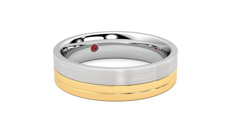 Taylor & Hart Atlas Wedding Ring 360 degree image 5