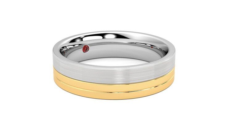 Taylor & Hart Atlas Wedding Ring 360 degree image 6