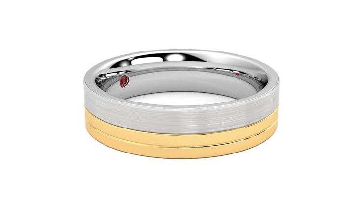 Taylor & Hart Atlas Wedding Ring 360 degree image 7