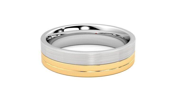 Taylor & Hart Atlas Wedding Ring 360 degree image 13
