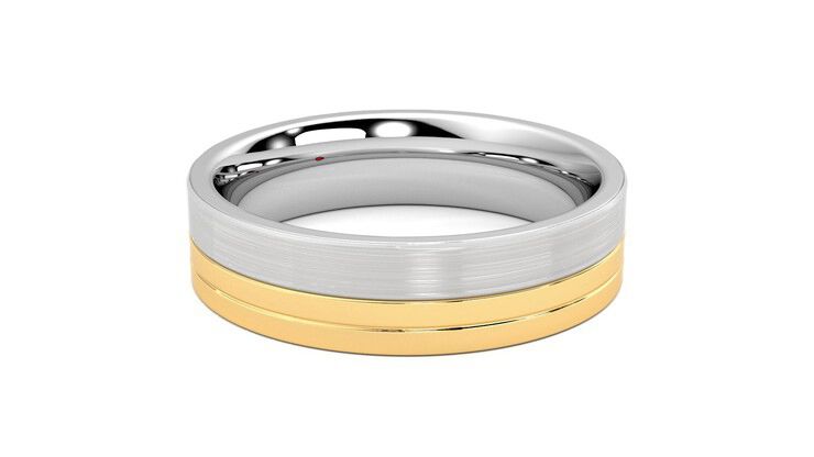 Taylor & Hart Atlas Wedding Ring 360 degree image 20
