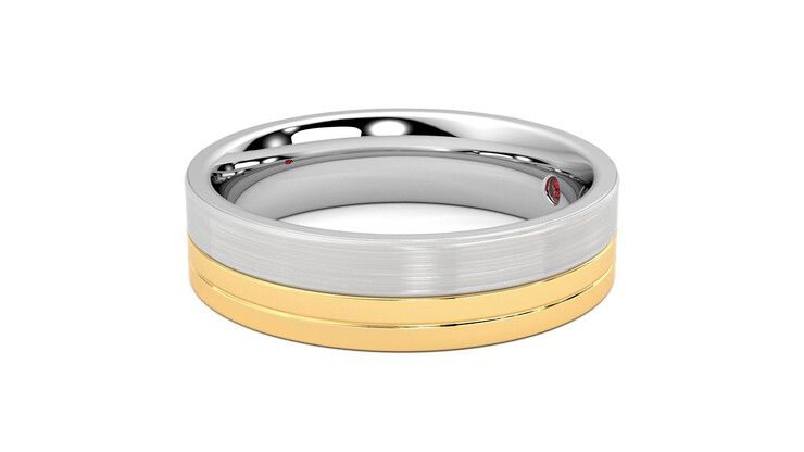 Taylor & Hart Atlas Wedding Ring 360 degree image 22