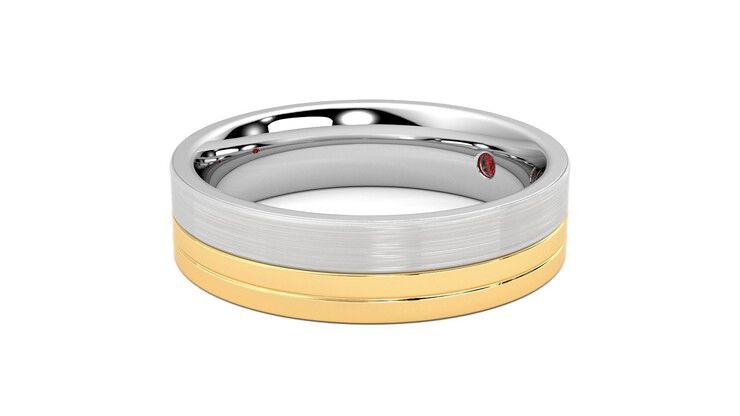 Taylor & Hart Atlas Wedding Ring 360 degree image 23