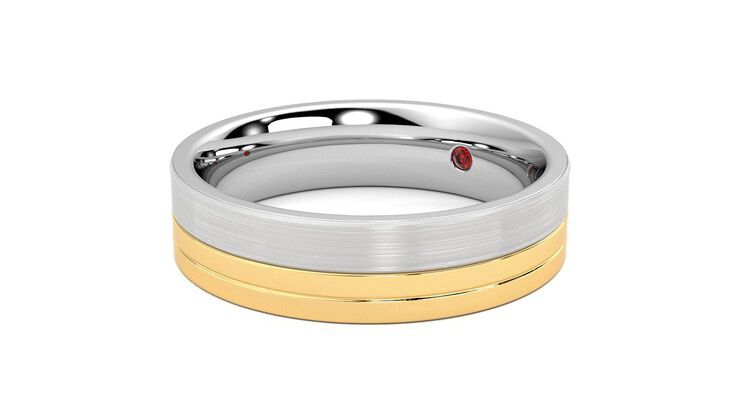Taylor & Hart Atlas Wedding Ring 360 degree image 24