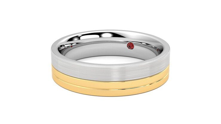 Taylor & Hart Atlas Wedding Ring 360 degree image 25