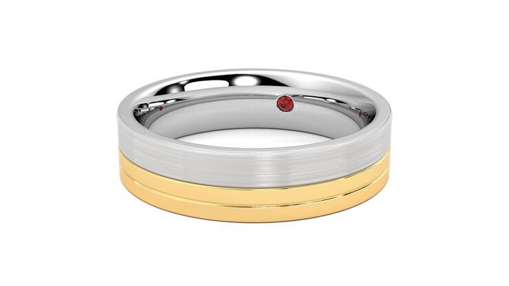 Taylor & Hart Atlas Wedding Ring 360 degree image 26