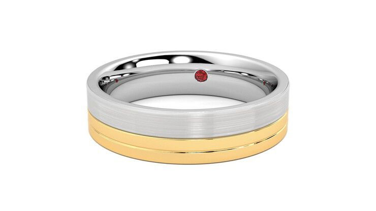 Taylor & Hart Atlas Wedding Ring 360 degree image 27