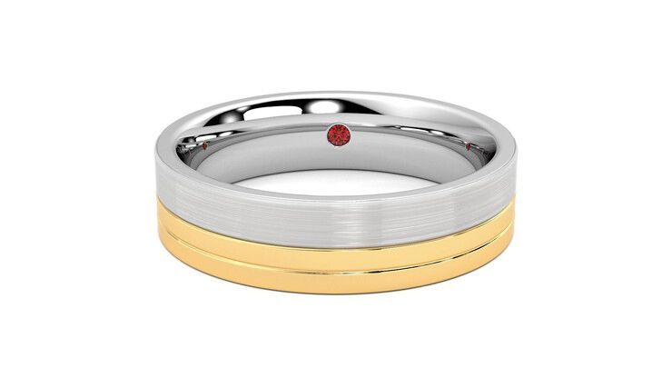 Taylor & Hart Atlas Wedding Ring 360 degree image 29