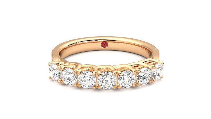 Taylor & Hart Aura Wedding Ring 360 degree image 1