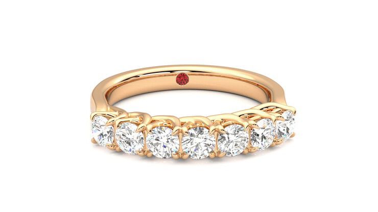 Taylor & Hart Aura Wedding Ring 360 degree image 2