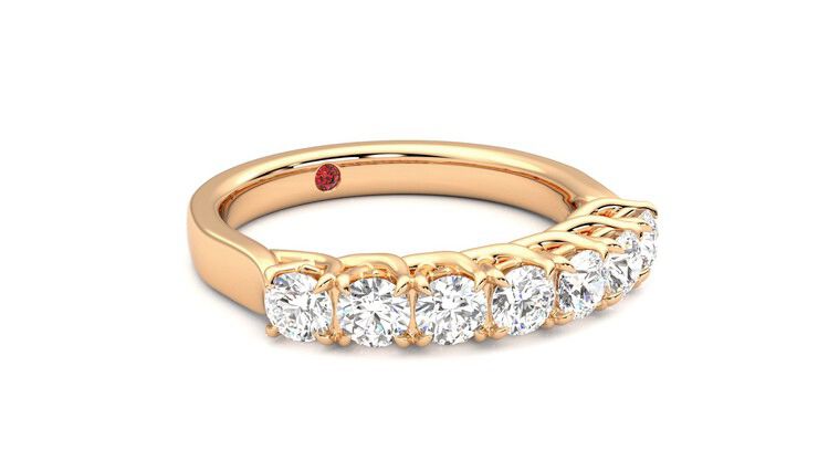 Taylor & Hart Aura Wedding Ring 360 degree image 5