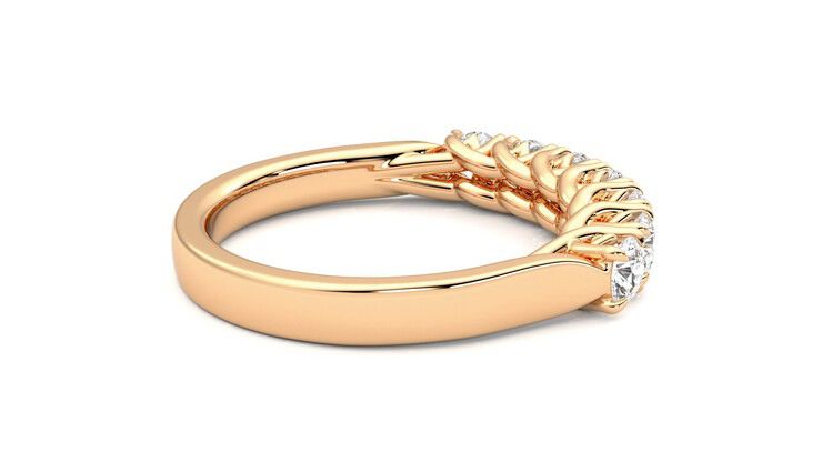 Taylor & Hart Aura Wedding Ring 360 degree image 11