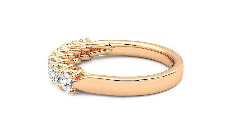Taylor & Hart Aura Wedding Ring 360 degree image 20
