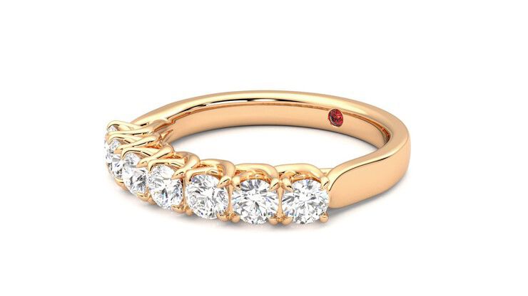 Taylor & Hart Aura Wedding Ring 360 degree image 24