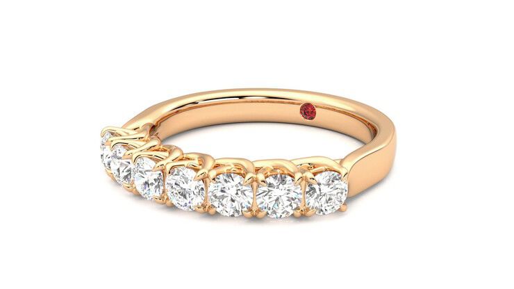 Taylor & Hart Aura Wedding Ring 360 degree image 25