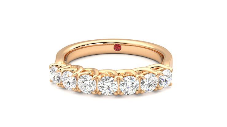 Taylor & Hart Aura Wedding Ring 360 degree image 28
