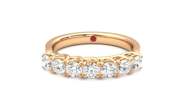 Taylor & Hart Aura Wedding Ring 360 degree image 29