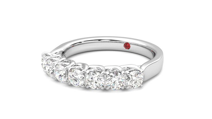 Taylor & Hart Aura Wedding Ring 360 degree image 25