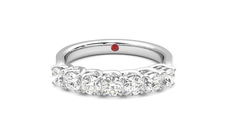 Taylor & Hart Aura Wedding Ring 360 degree image 29