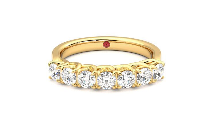 Taylor & Hart Aura Wedding Ring 360 degree image 0
