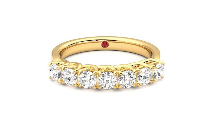 Taylor & Hart Aura Wedding Ring 360 degree image 1
