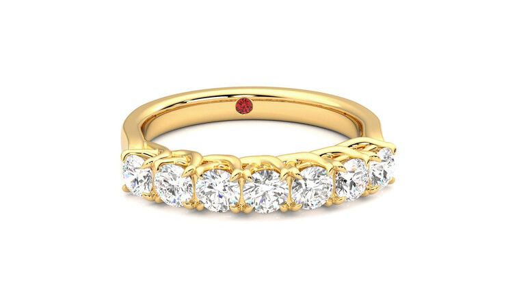 Taylor & Hart Aura Wedding Ring 360 degree image 2