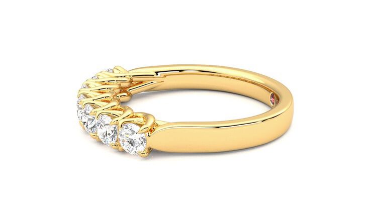 Taylor & Hart Aura Wedding Ring 360 degree image 21