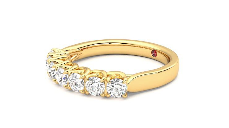 Taylor & Hart Aura Wedding Ring 360 degree image 23