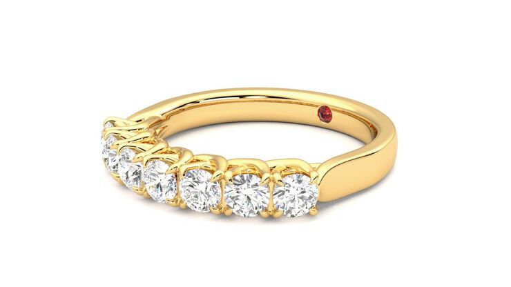 Taylor & Hart Aura Wedding Ring 360 degree image 24