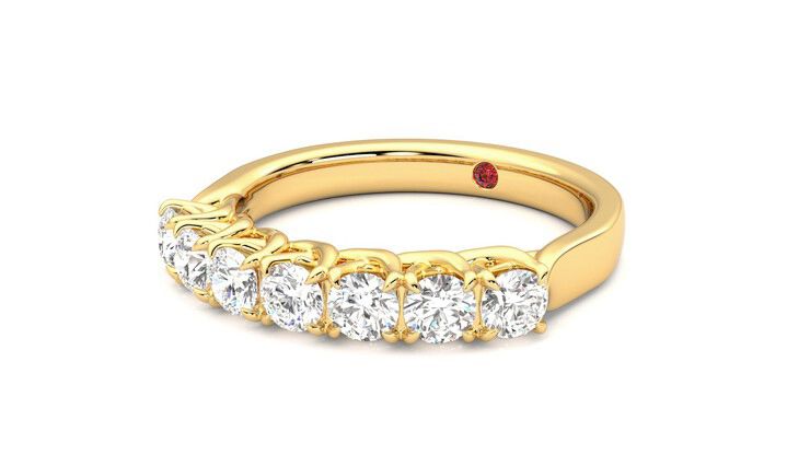 Taylor & Hart Aura Wedding Ring 360 degree image 25