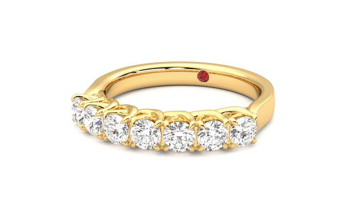 Taylor & Hart Aura Wedding Ring 360 degree image 26