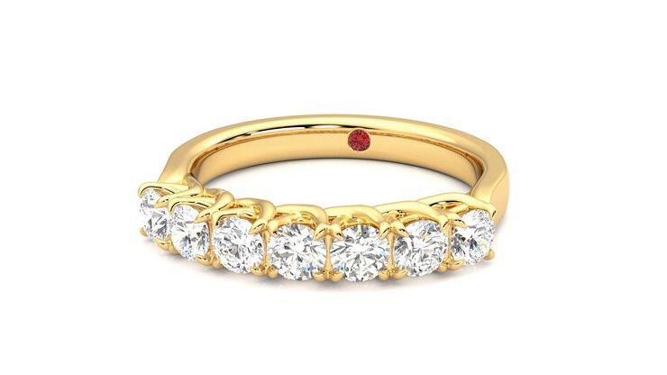 Taylor & Hart Aura Wedding Ring 360 degree image 27
