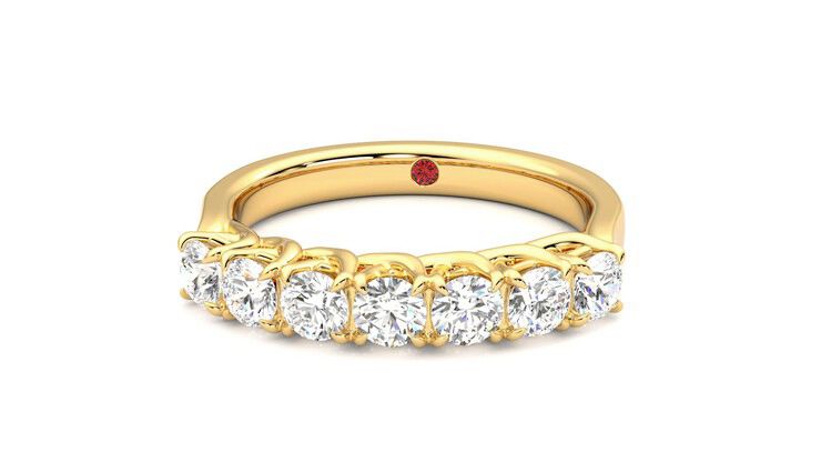 Taylor & Hart Aura Wedding Ring 360 degree image 28