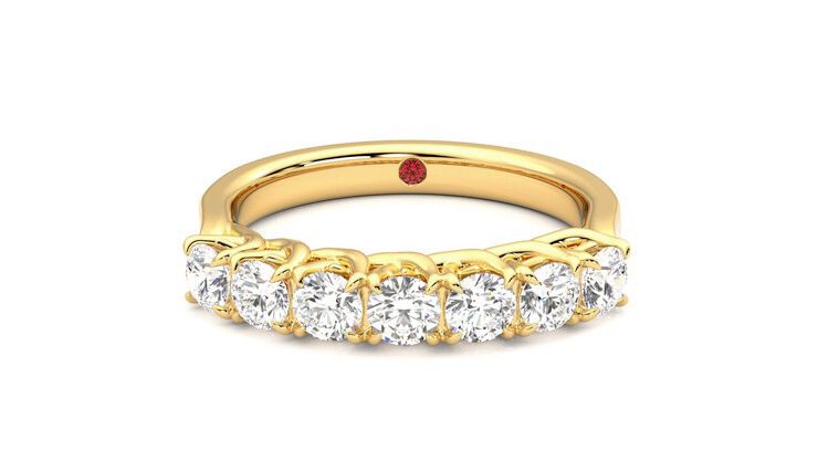 Taylor & Hart Aura Wedding Ring 360 degree image 29