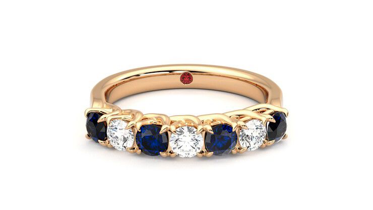 Taylor & Hart Aura Wedding Ring 360 degree image 0