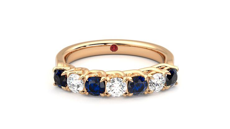 Taylor & Hart Aura Wedding Ring 360 degree image 1