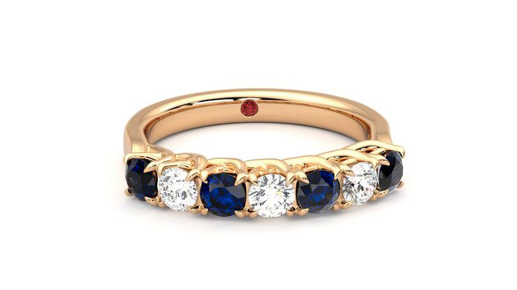 Taylor & Hart Aura Wedding Ring 360 degree image 2
