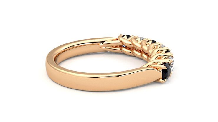 Taylor & Hart Aura Wedding Ring 360 degree image 11