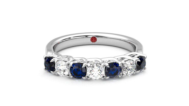 Taylor & Hart Aura Wedding Ring 360 degree image 1