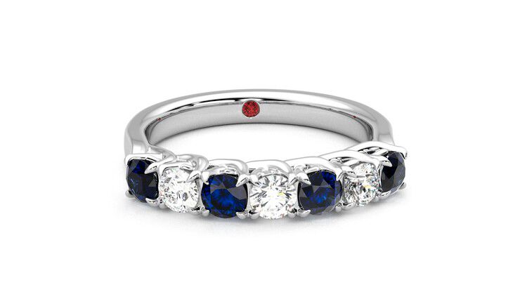 Taylor & Hart Aura Wedding Ring 360 degree image 2