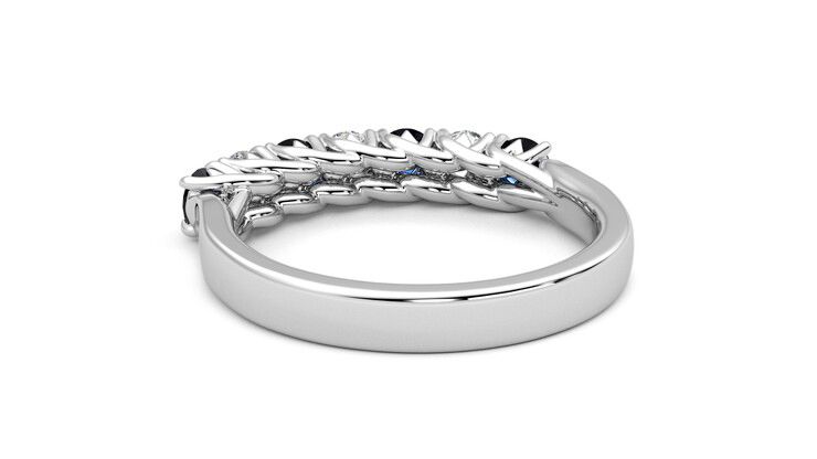 Taylor & Hart Aura Wedding Ring 360 degree image 16