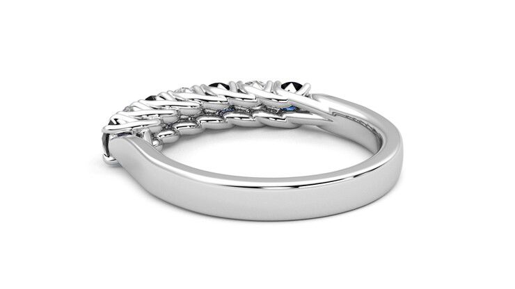 Taylor & Hart Aura Wedding Ring 360 degree image 17