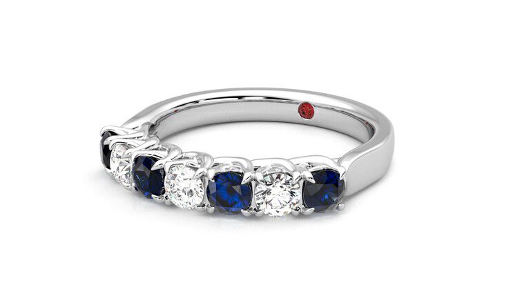 Taylor & Hart Aura Wedding Ring 360 degree image 25