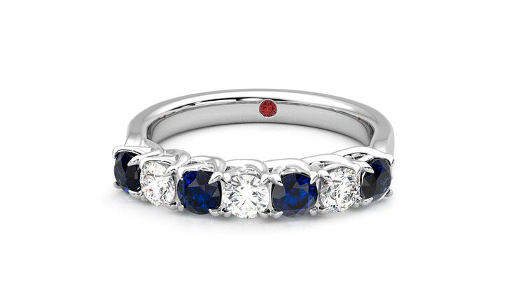 Taylor & Hart Aura Wedding Ring 360 degree image 28