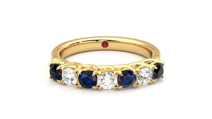 Taylor & Hart Aura Wedding Ring 360 degree image 1