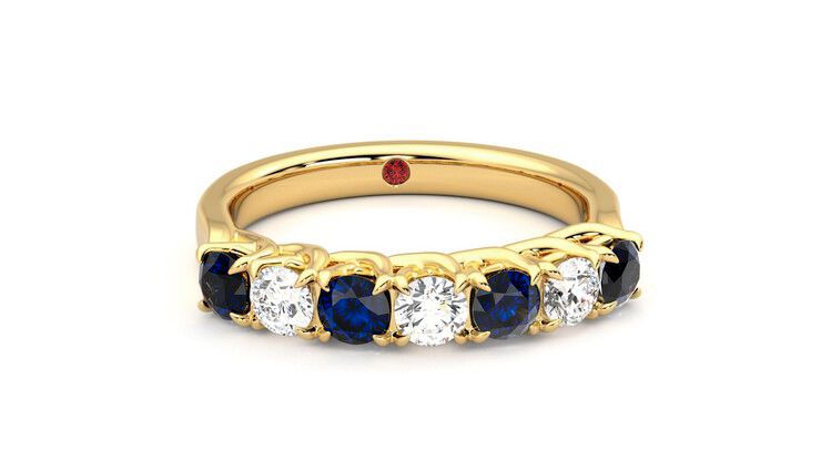 Taylor & Hart Aura Wedding Ring 360 degree image 2