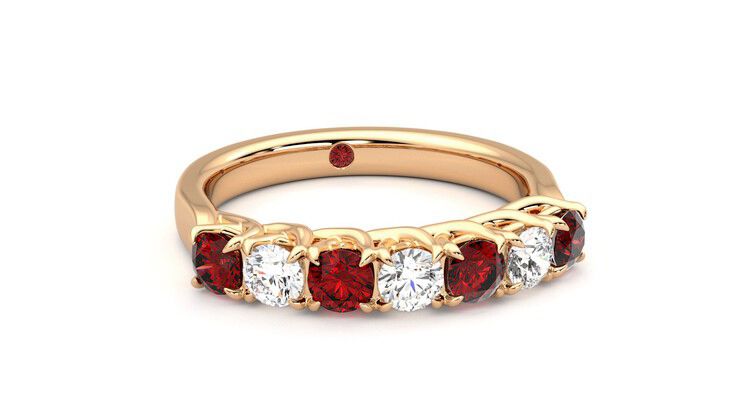 Taylor & Hart Aura Wedding Ring 360 degree image 3
