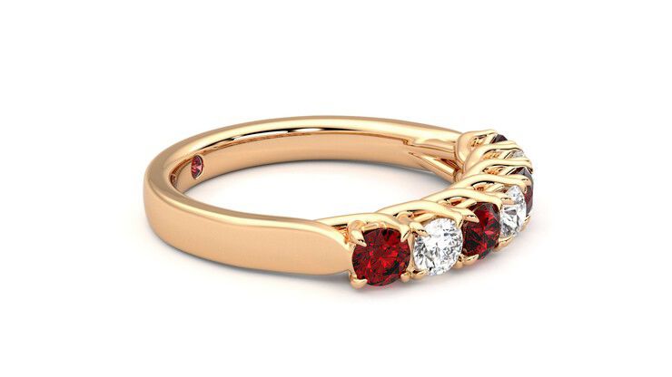 Taylor & Hart Aura Wedding Ring 360 degree image 8