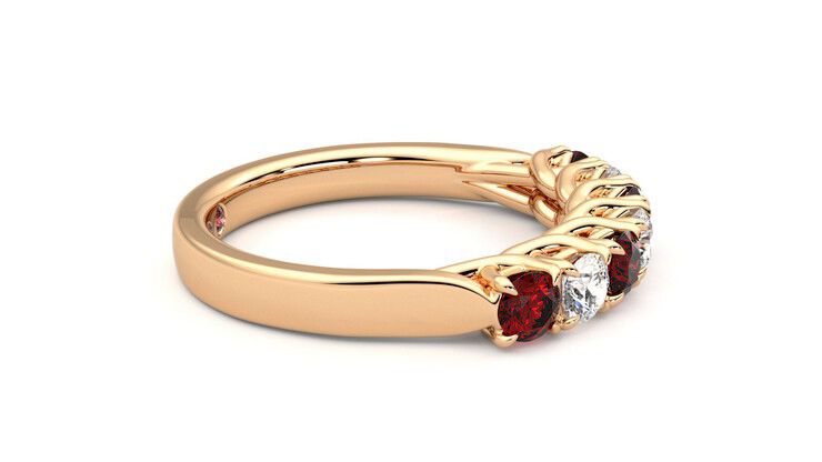 Taylor & Hart Aura Wedding Ring 360 degree image 9