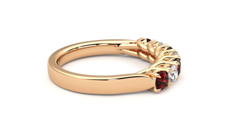 Taylor & Hart Aura Wedding Ring 360 degree image 10